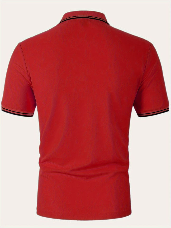 Liam - Elegant Polo Shirt with Knight Silhouette