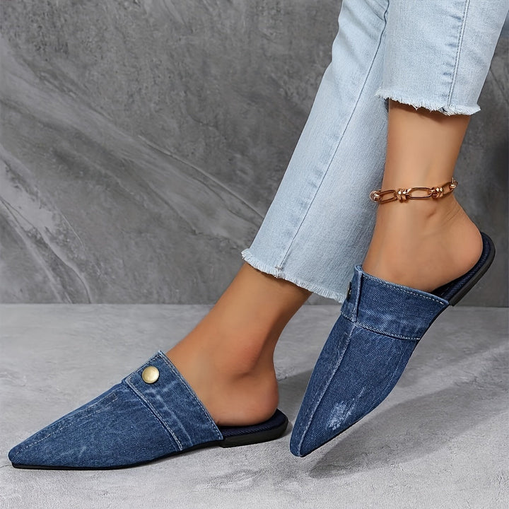 JASMINE DENIM MULES