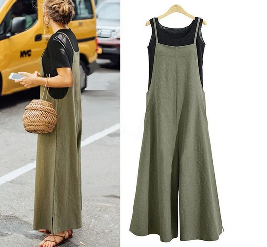 Olivia - Sleeveless Summer Jumpsuit