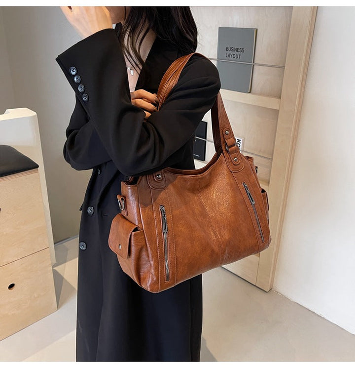 Novira Leather Tote Bag