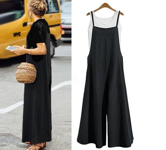 Olivia - Sleeveless Summer Jumpsuit