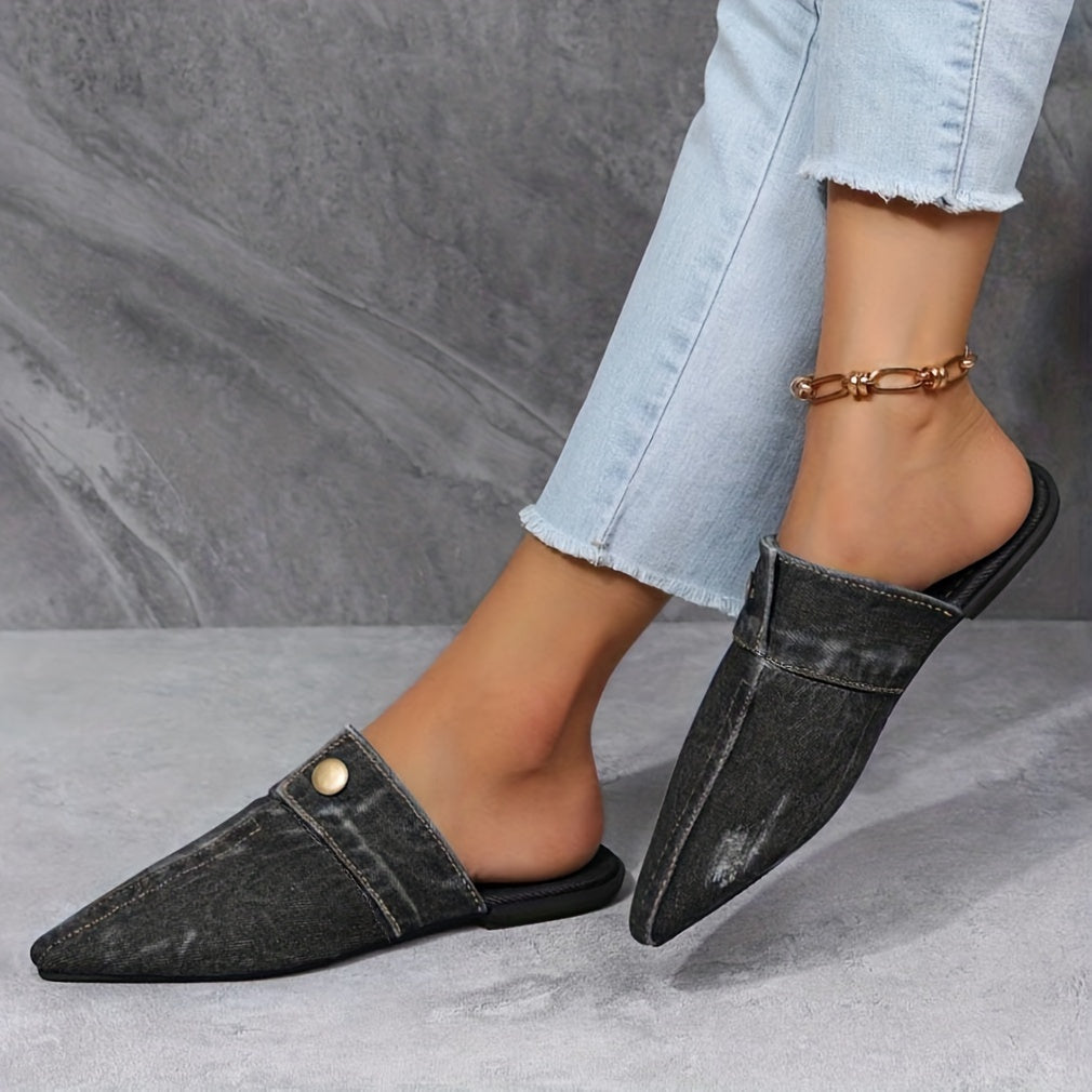 JASMINE DENIM MULES