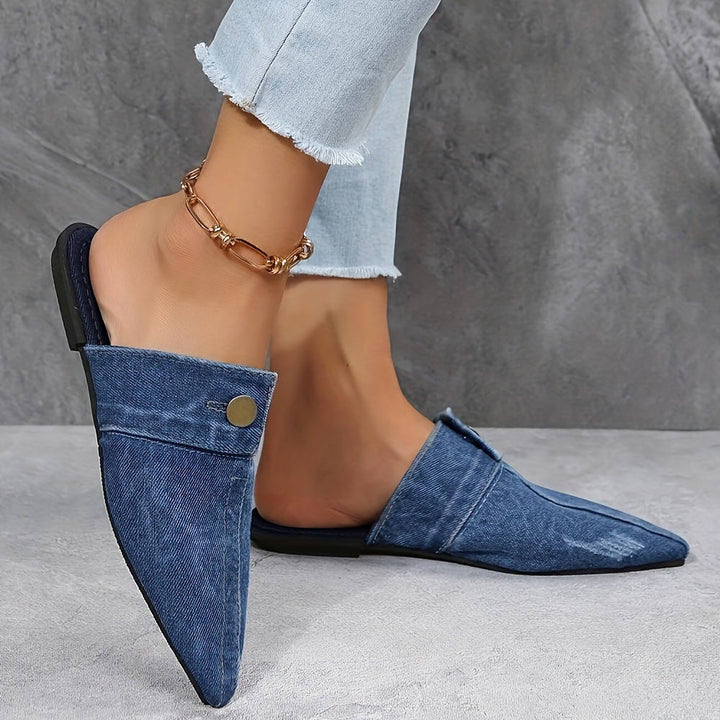 JASMINE DENIM MULES