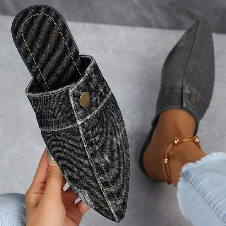 JASMINE DENIM MULES