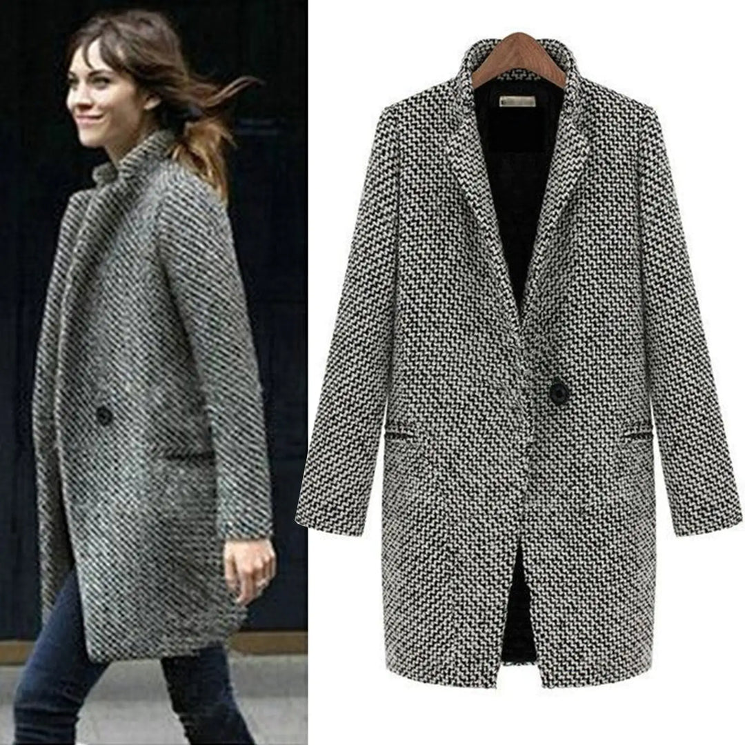 Vanessa - Elegant and Cozy Midi Jacket for Fall/Winter