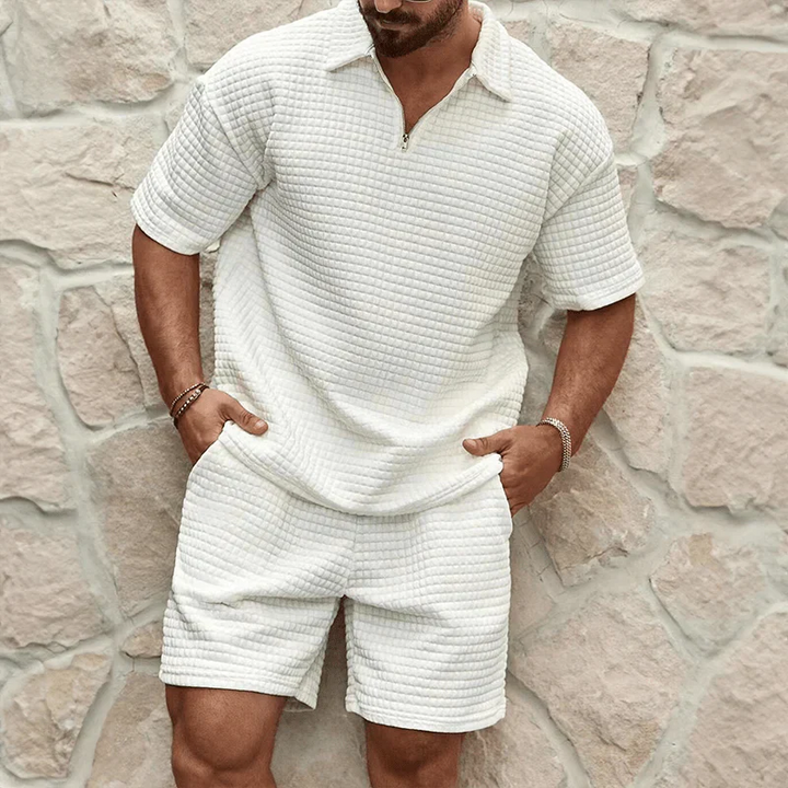 Jake - Versatile Summer Polo and Shorts Set