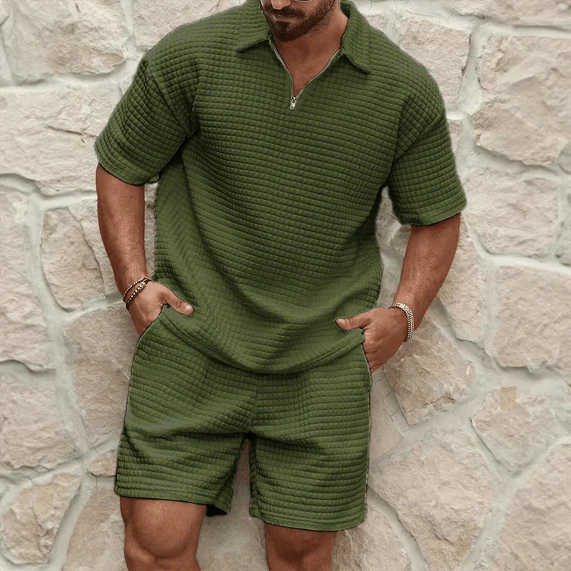 Jake - Versatile Summer Polo and Shorts Set