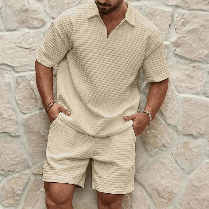 Jake - Versatile Summer Polo and Shorts Set