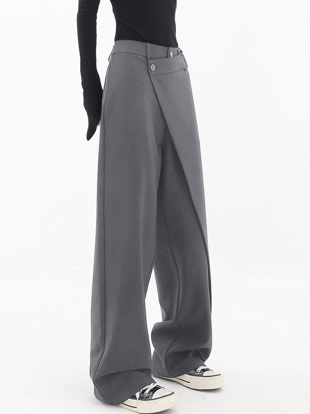 Eva – Stylish Asymmetric Waist Pants