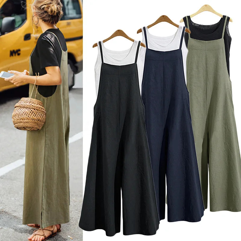 Olivia - Sleeveless Summer Jumpsuit