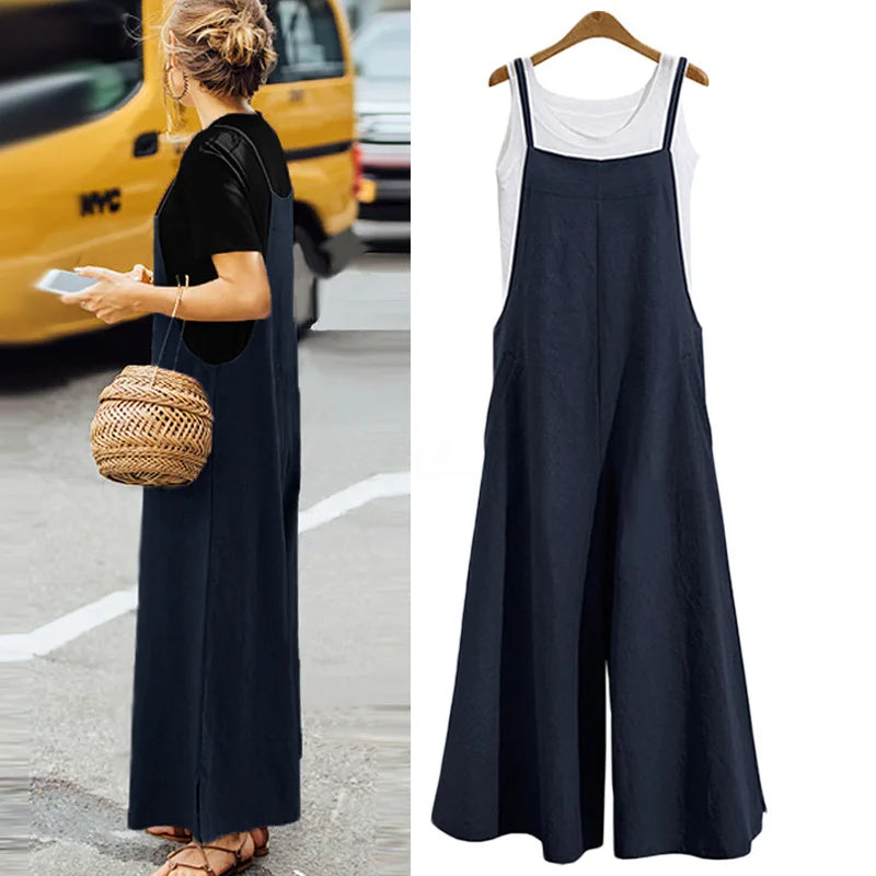 Olivia - Sleeveless Summer Jumpsuit