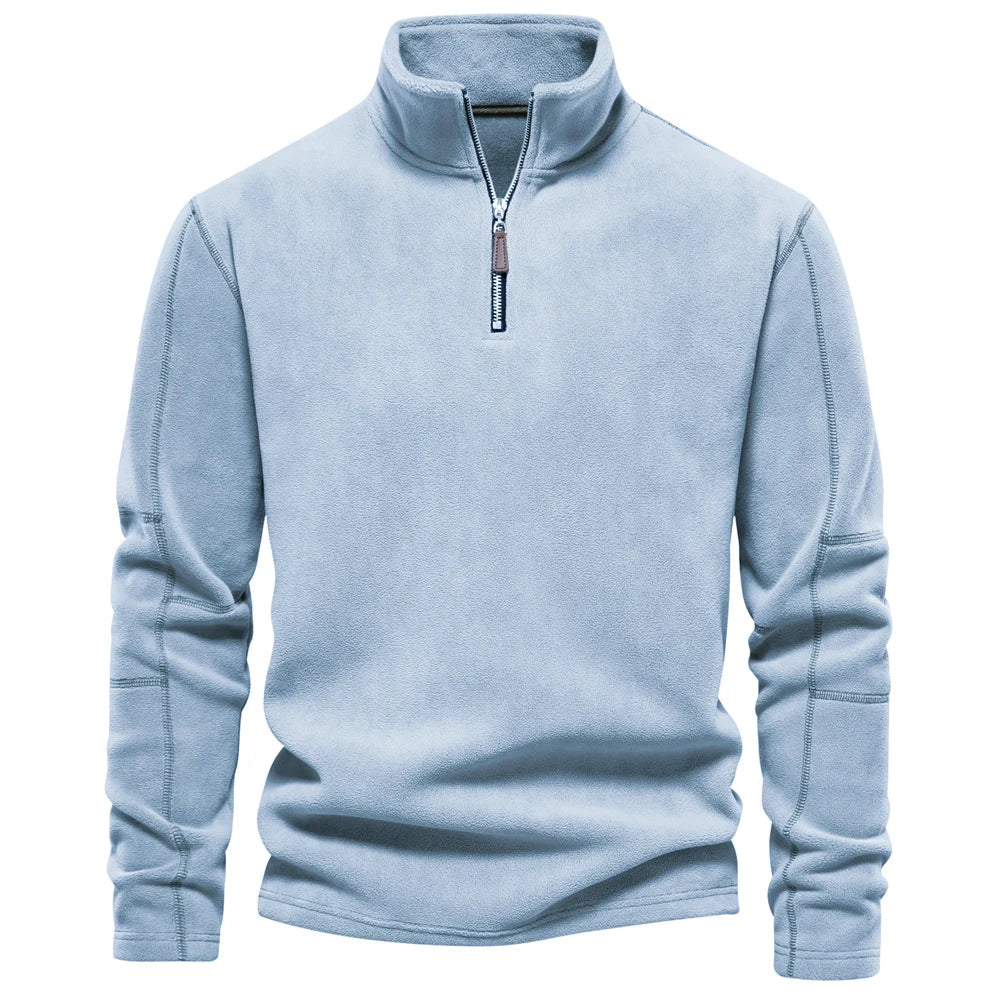 Jasper - Fleece-Lined Pullover with Quarter-Zip