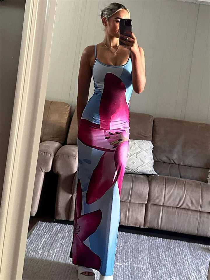 Sophie - Elegant Backless Maxi Dress