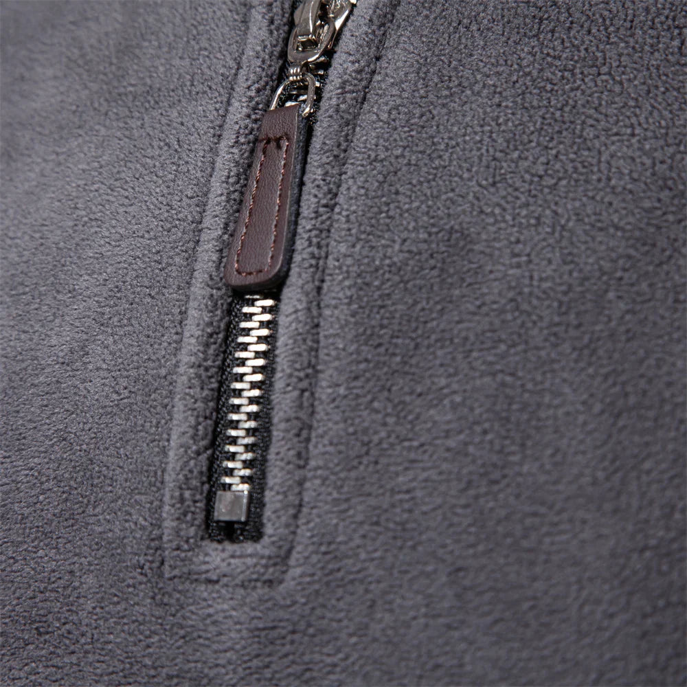 Jasper - Fleece-Lined Pullover with Quarter-Zip