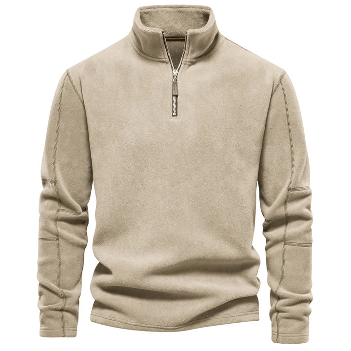 Jasper - Fleece-Lined Pullover with Quarter-Zip