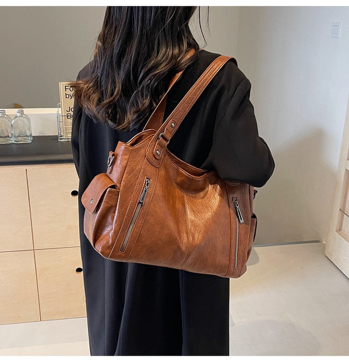 Novira Leather Tote Bag