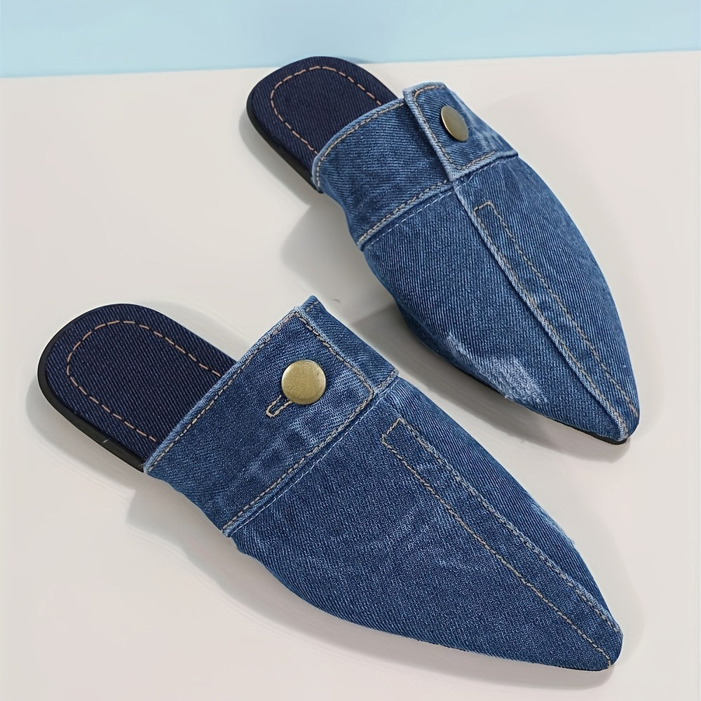 JASMINE DENIM MULES