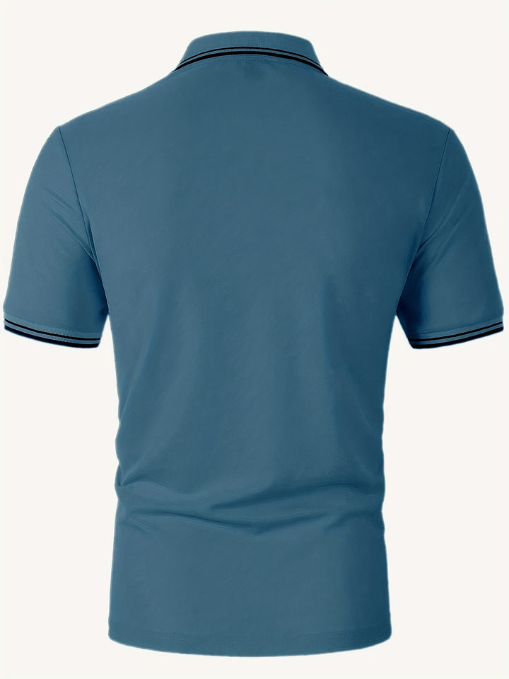 Liam - Elegant Polo Shirt with Knight Silhouette