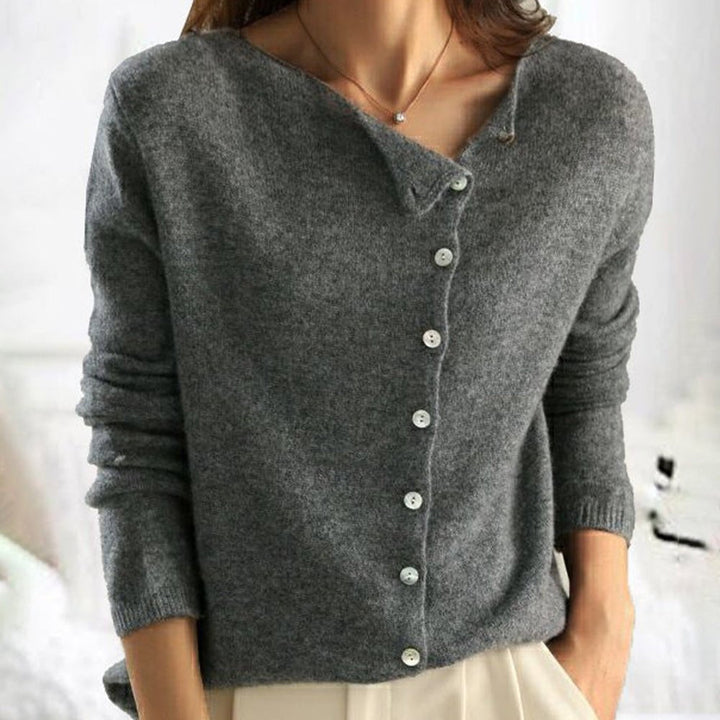 Julia™ | Sweater with button closure