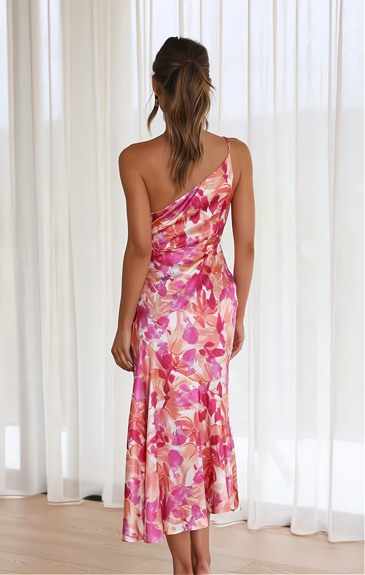 Isabella - Elegant Floral Midi Dress