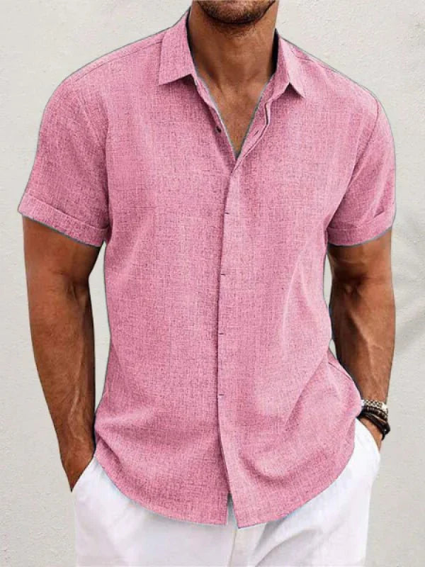 Bruce | Short-sleeved linen shirt